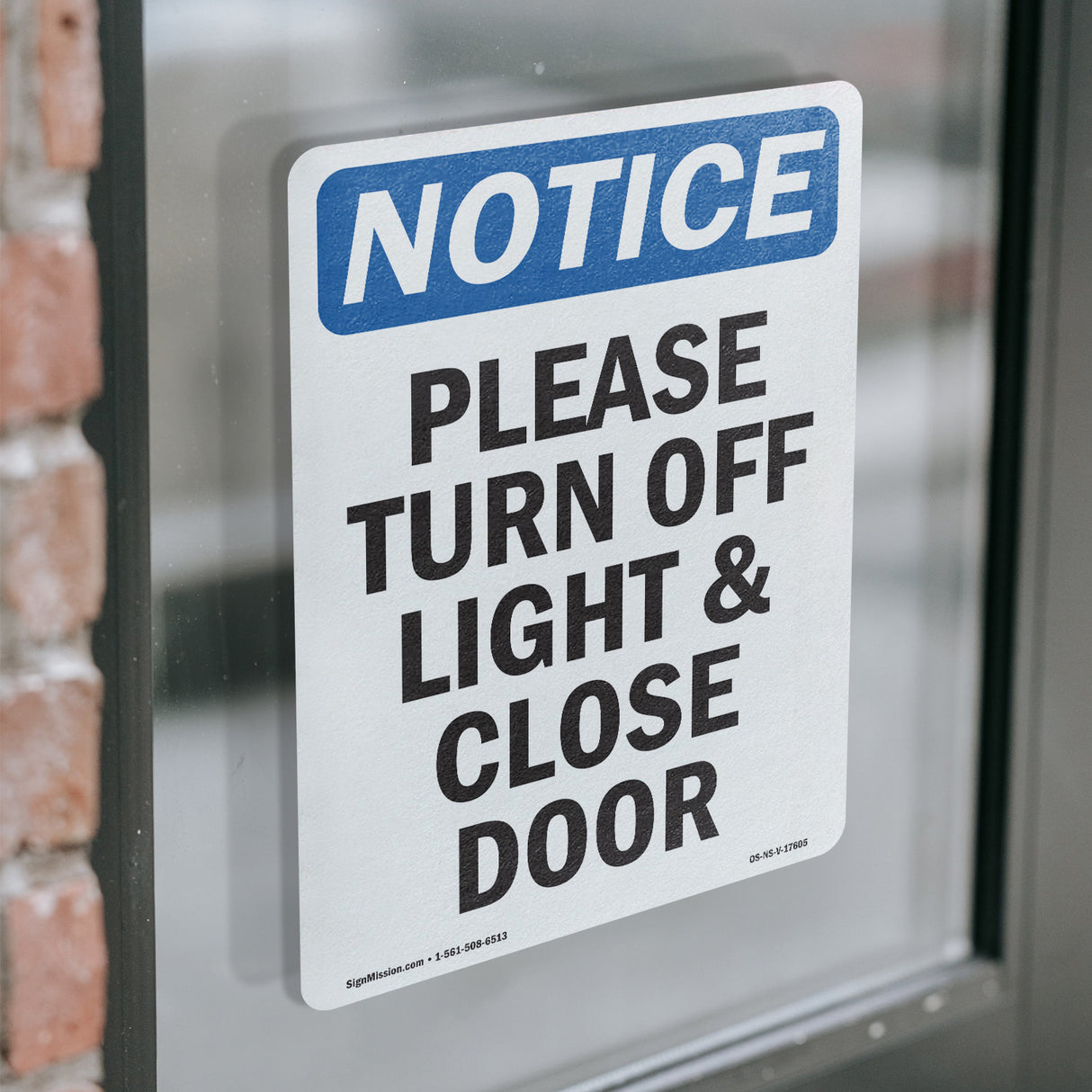 Please Turn Off Light & Close Door