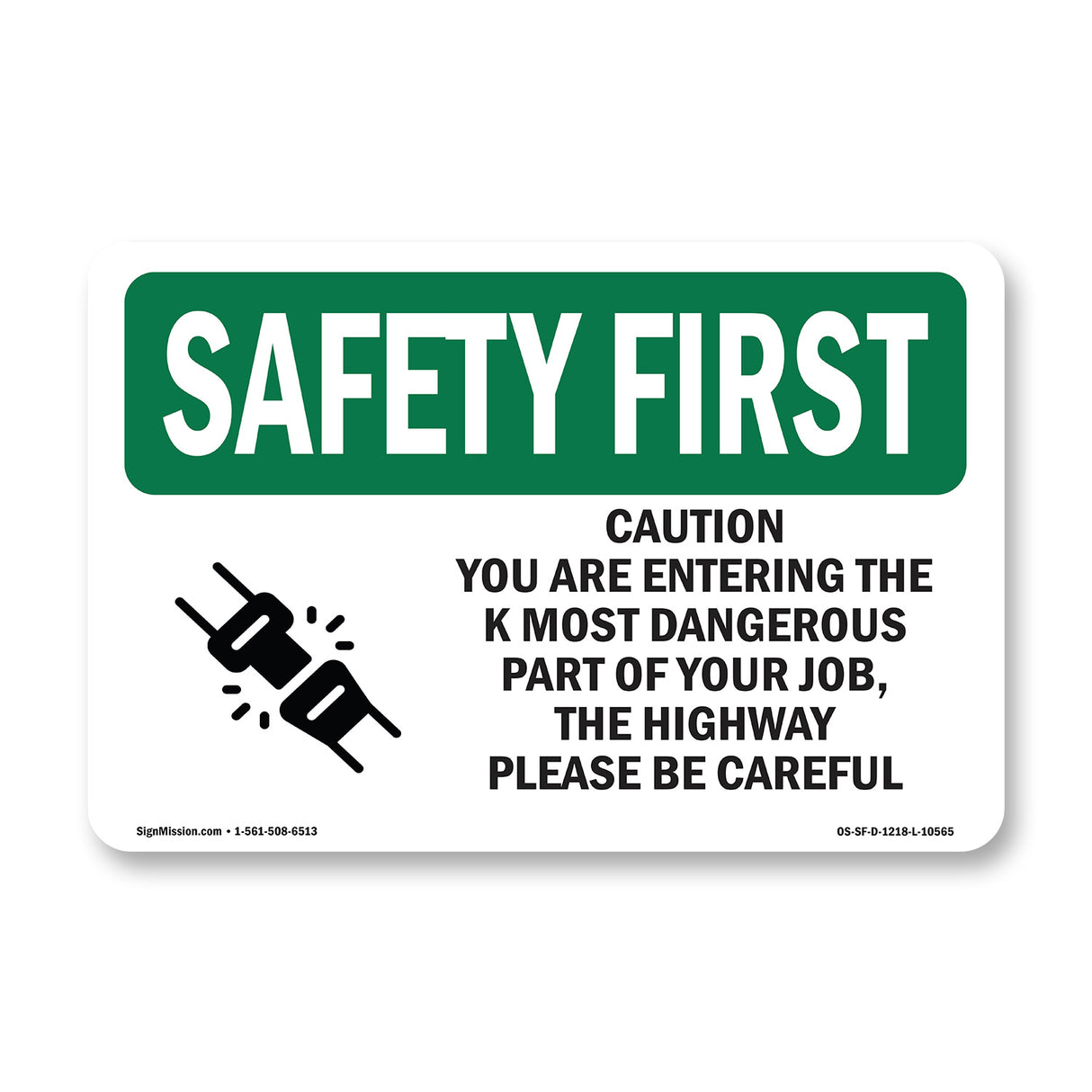 Caution You Are Entering The With Symbol