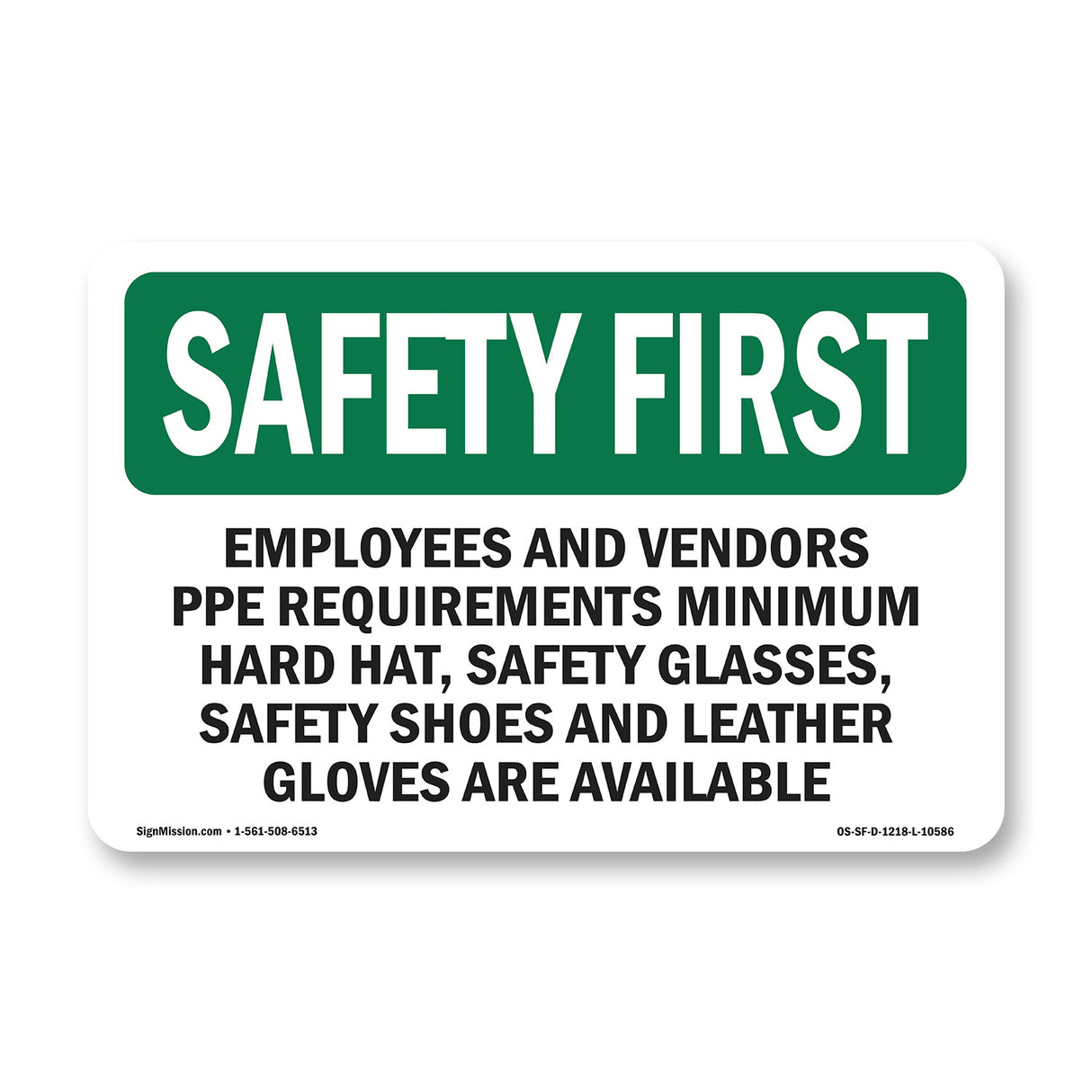 Employees And Vendors PPE Requirements Minimum