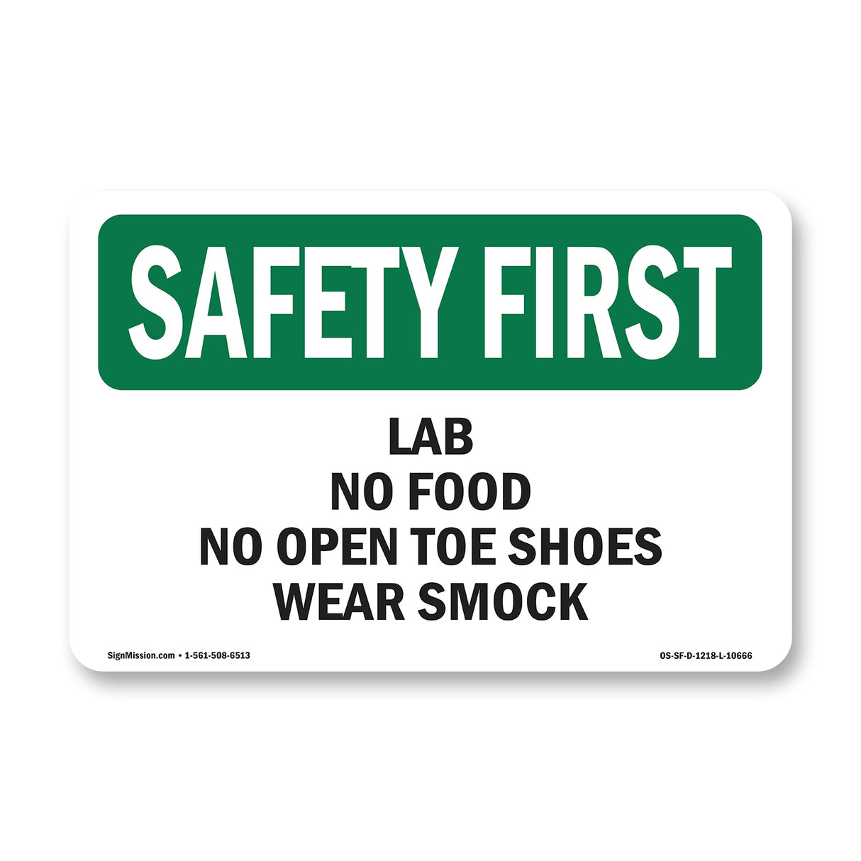 Lab No Food No Open Toe Shoes Wear Smock