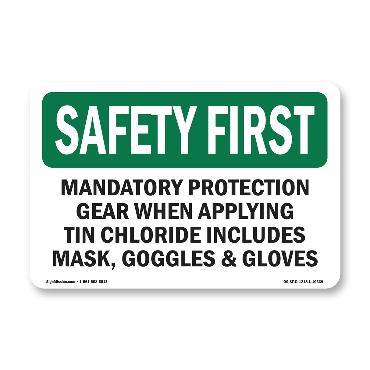 Mandatory Protection Gear When Applying
