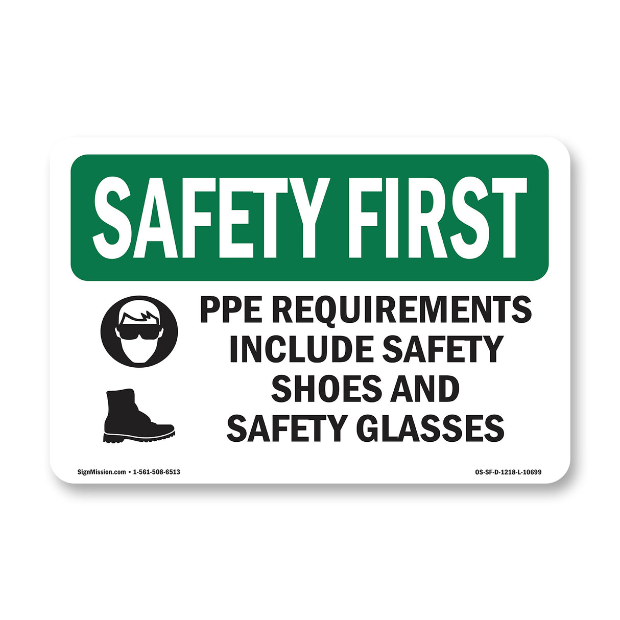 PPE Requirements Include Safety With Symbol