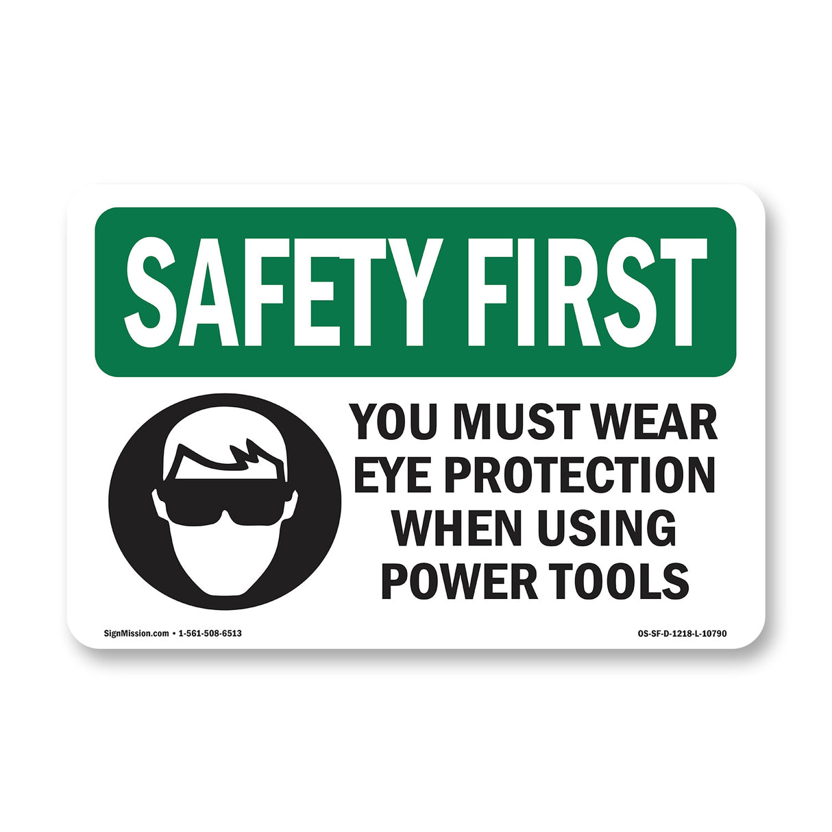 Eye Protection Using Power Tools