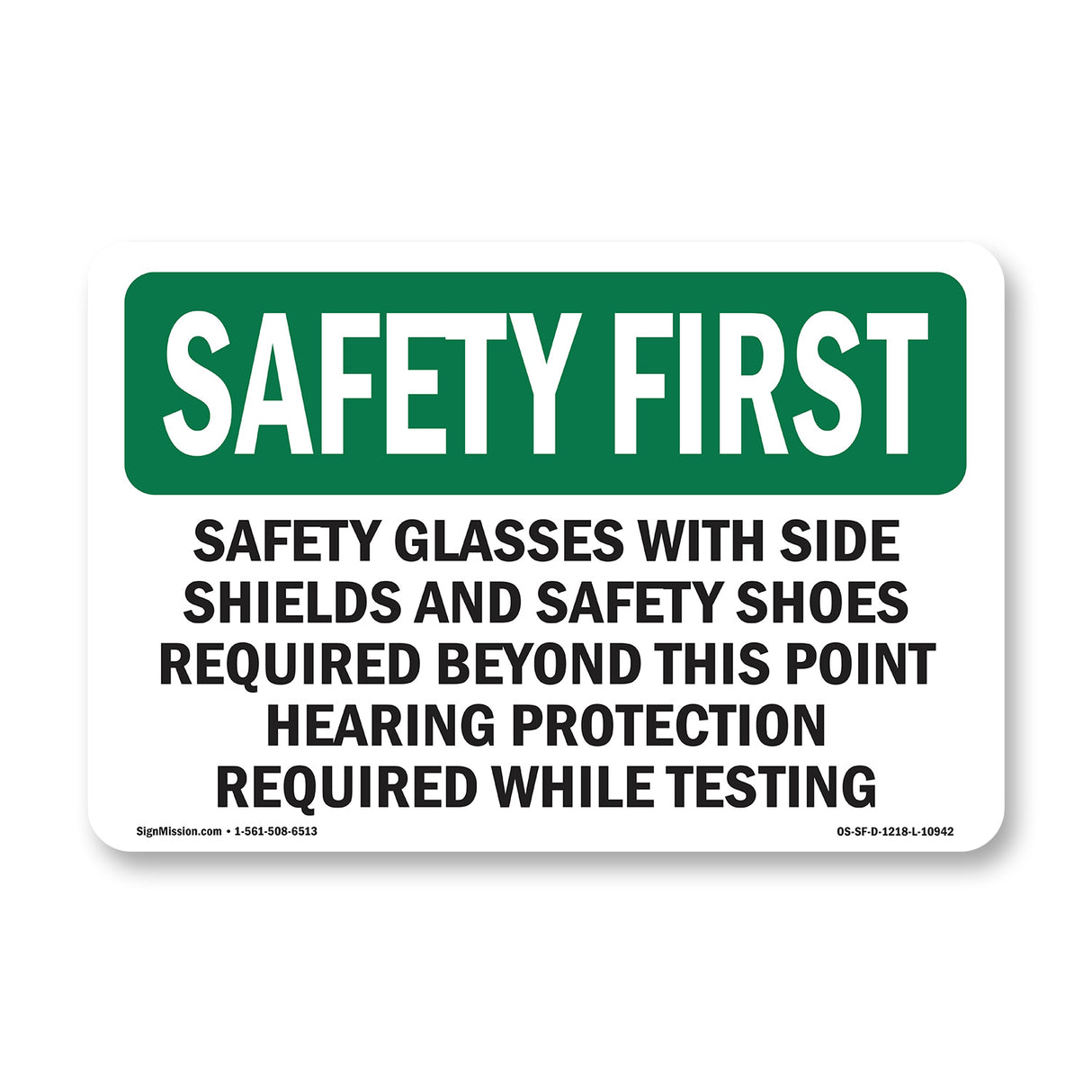 Safety Glasses With Side Shields And Safety