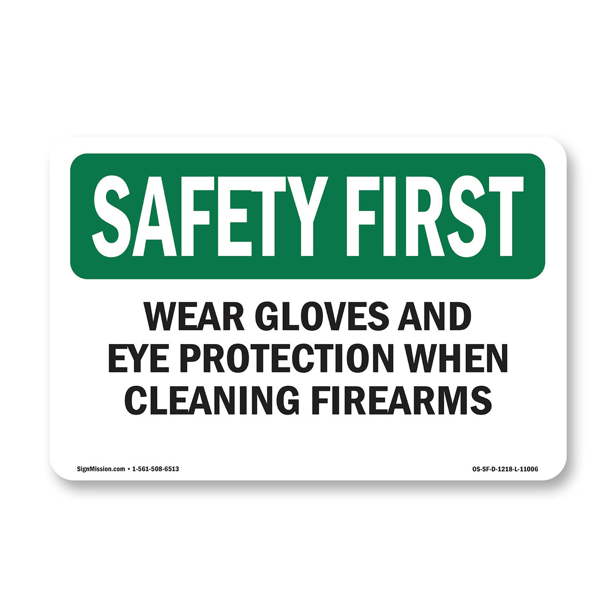 Wear Gloves And Eye Protection