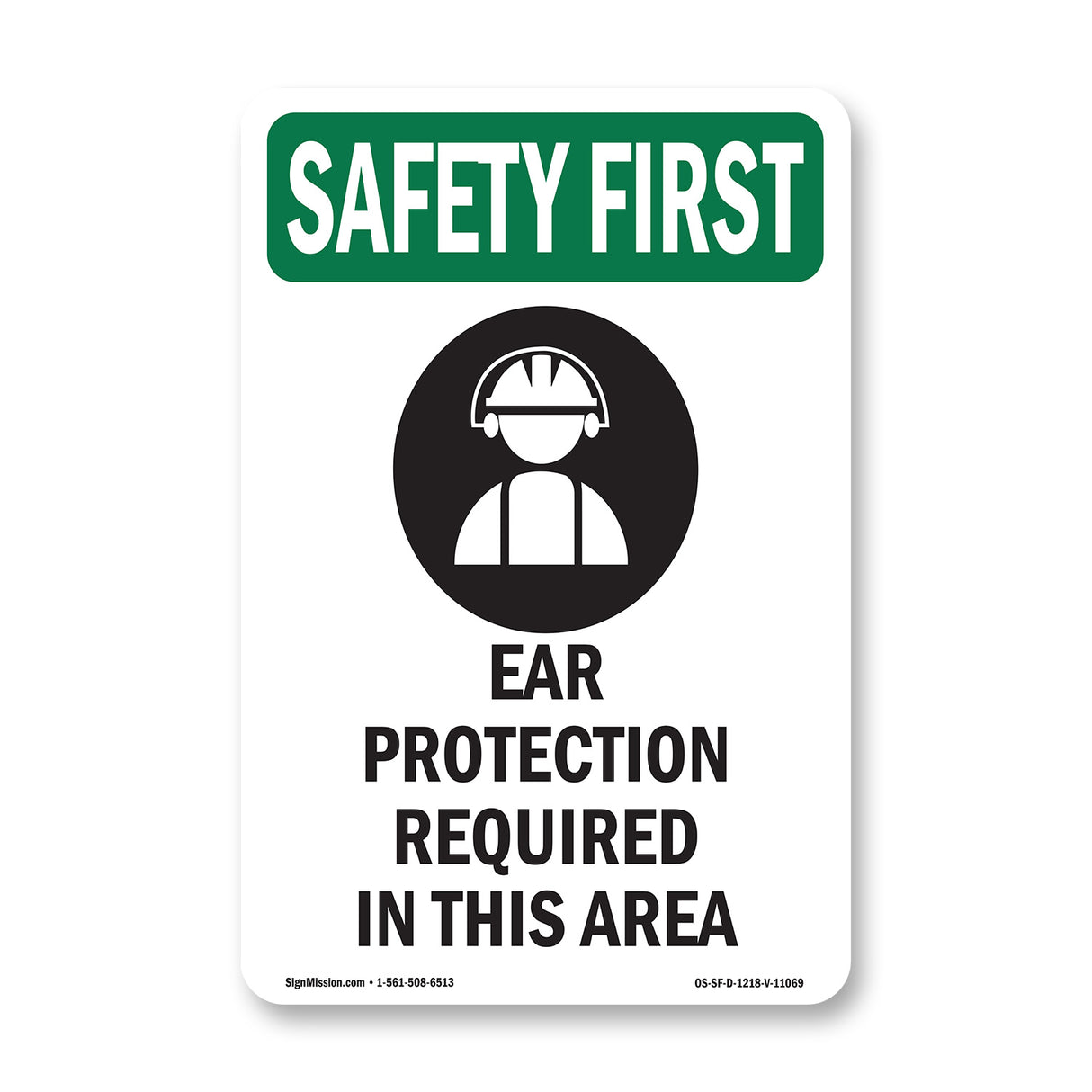 Ear Protection Required Bilingual