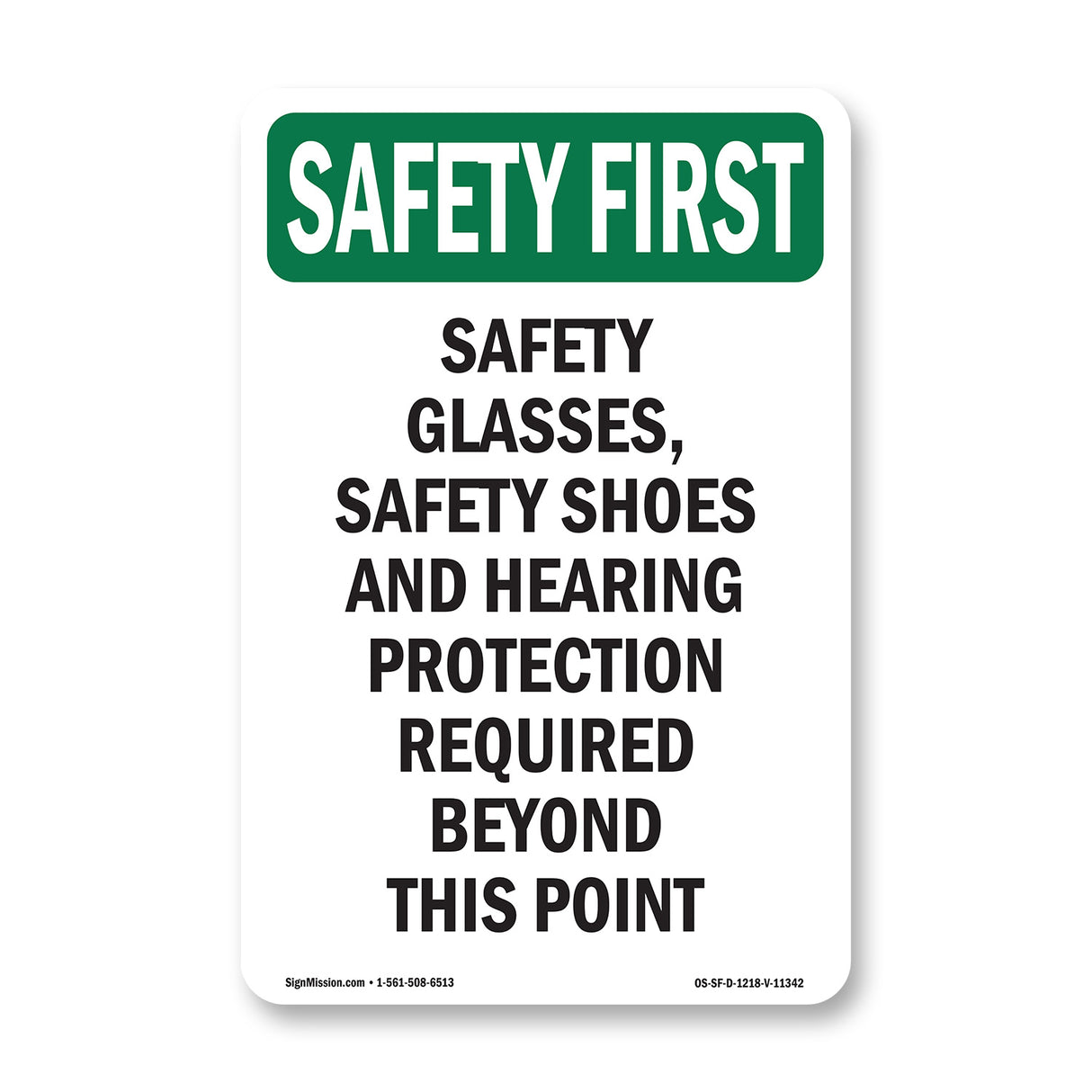 Safety Glasses, Safety Shoes And