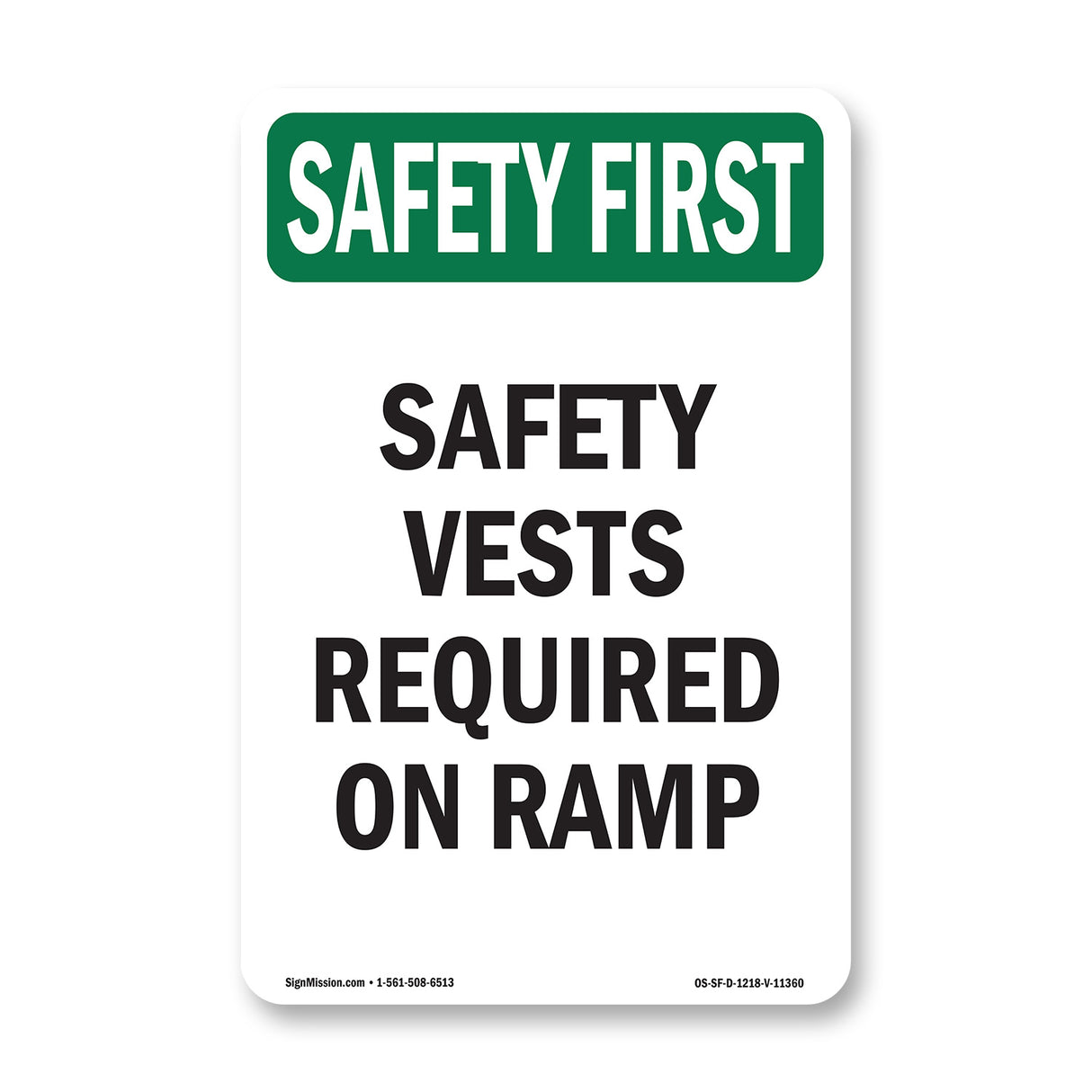 Safety Vests Required On Ramp