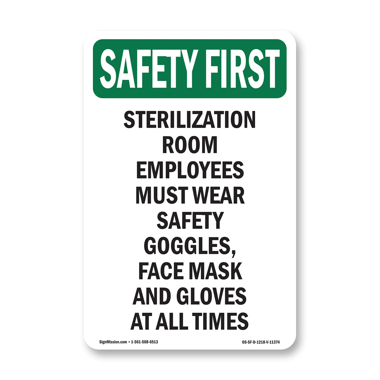 Sterilization Room Employees Must