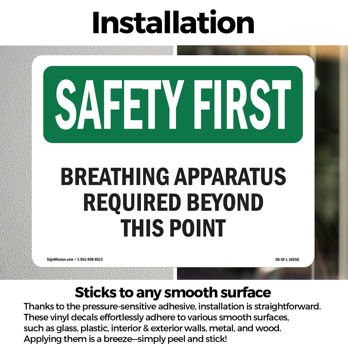 Breathing Apparatus Required Beyond This Point