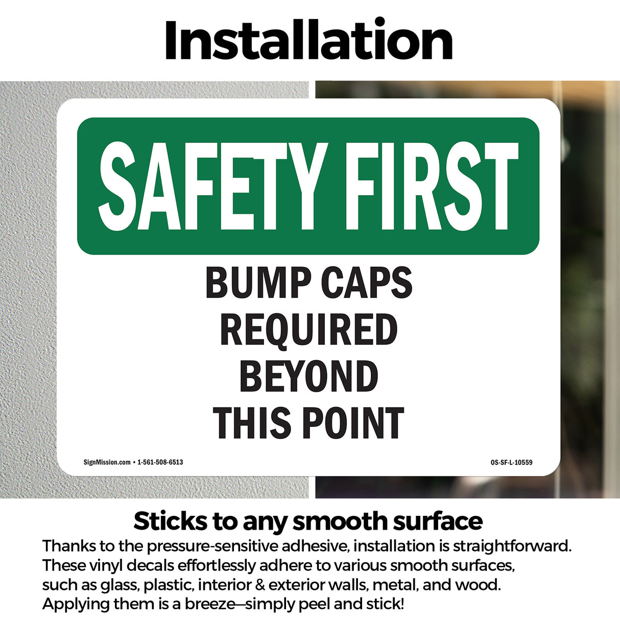 Bump Caps Required Beyond This Point