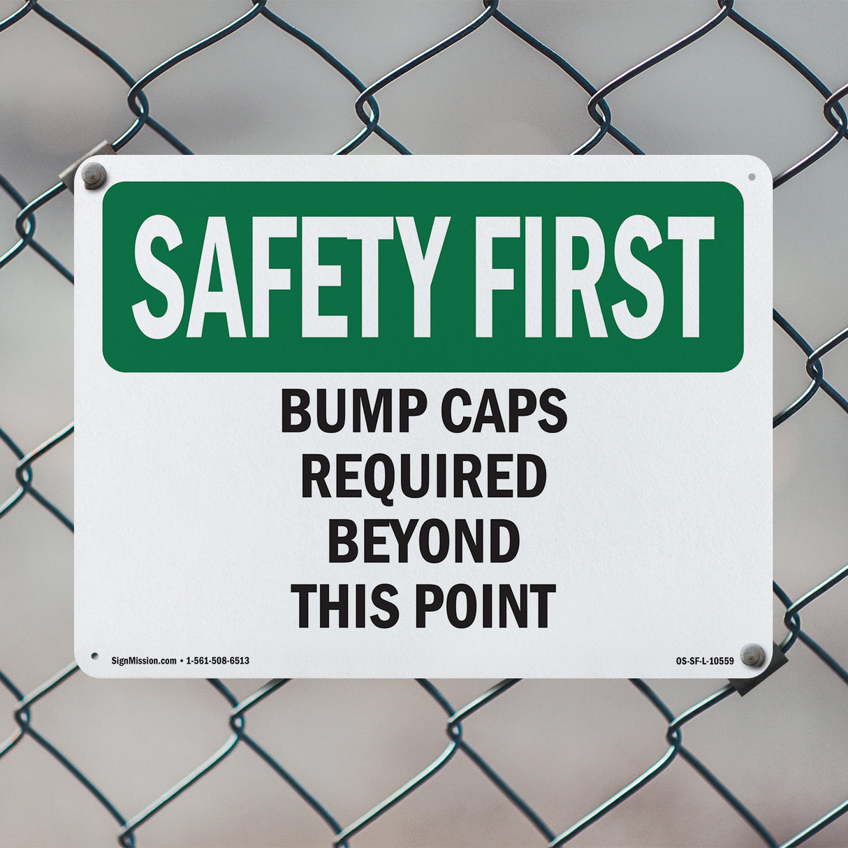 Bump Caps Required Beyond This Point