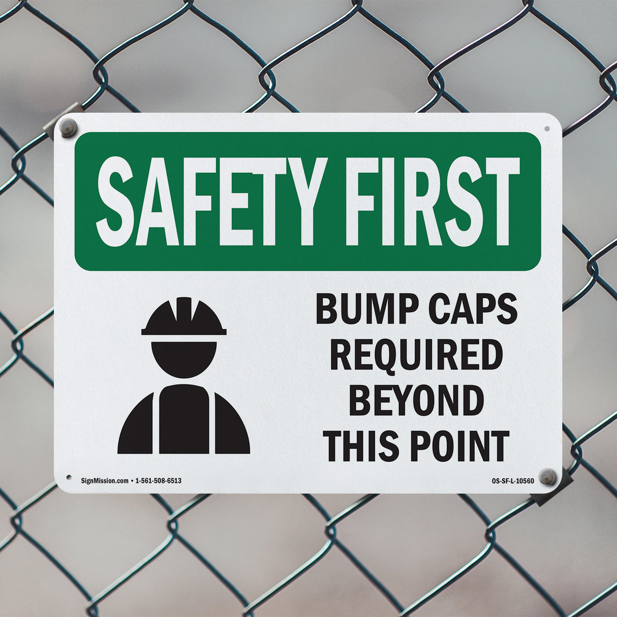 Bump Caps Required Beyond This Point With Symbol