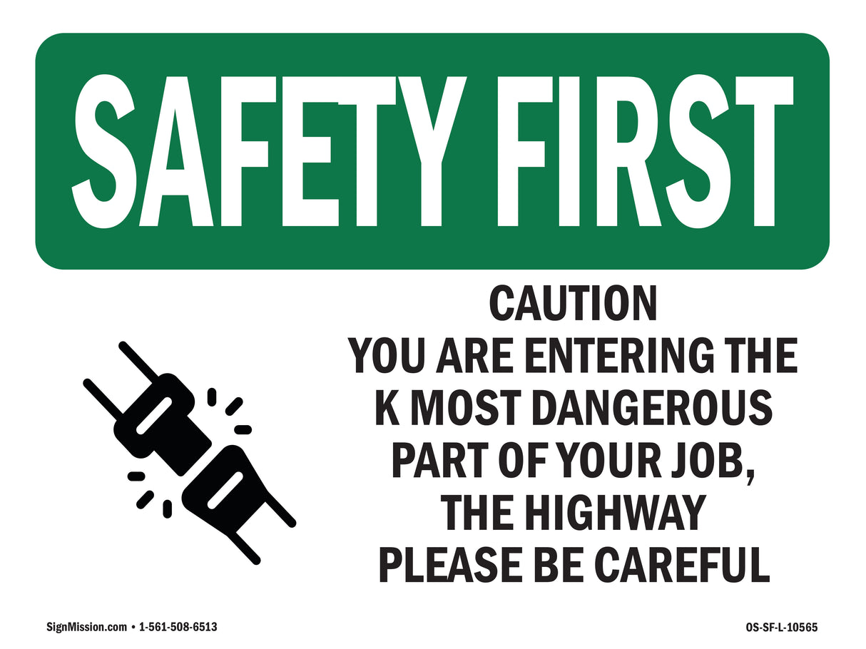 Caution You Are Entering The With Symbol