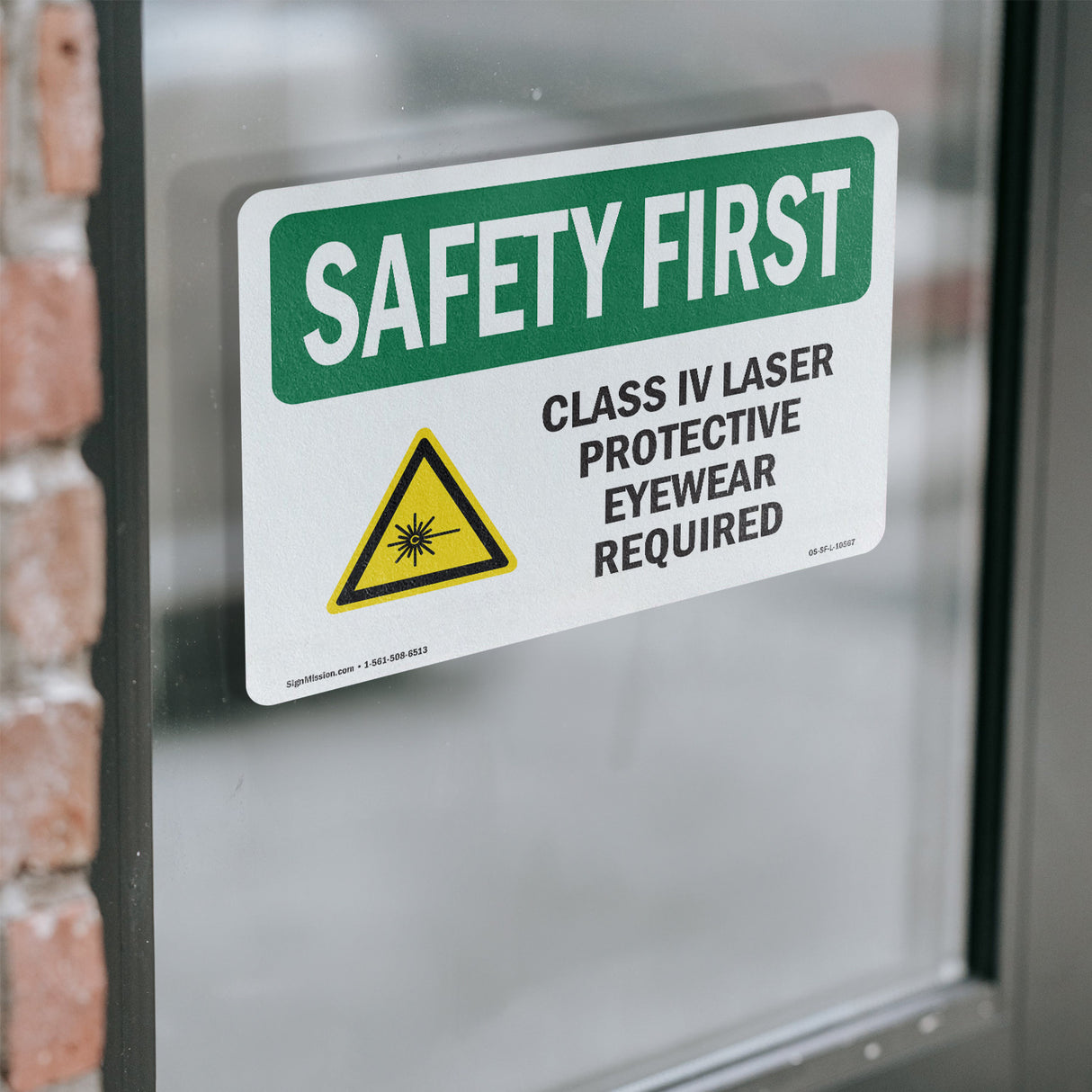 Class IV Laser Protective Eyewear With Symbol