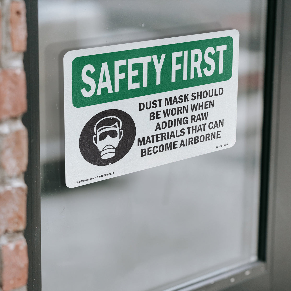 Dust Mask Should Be Worn When With Symbol