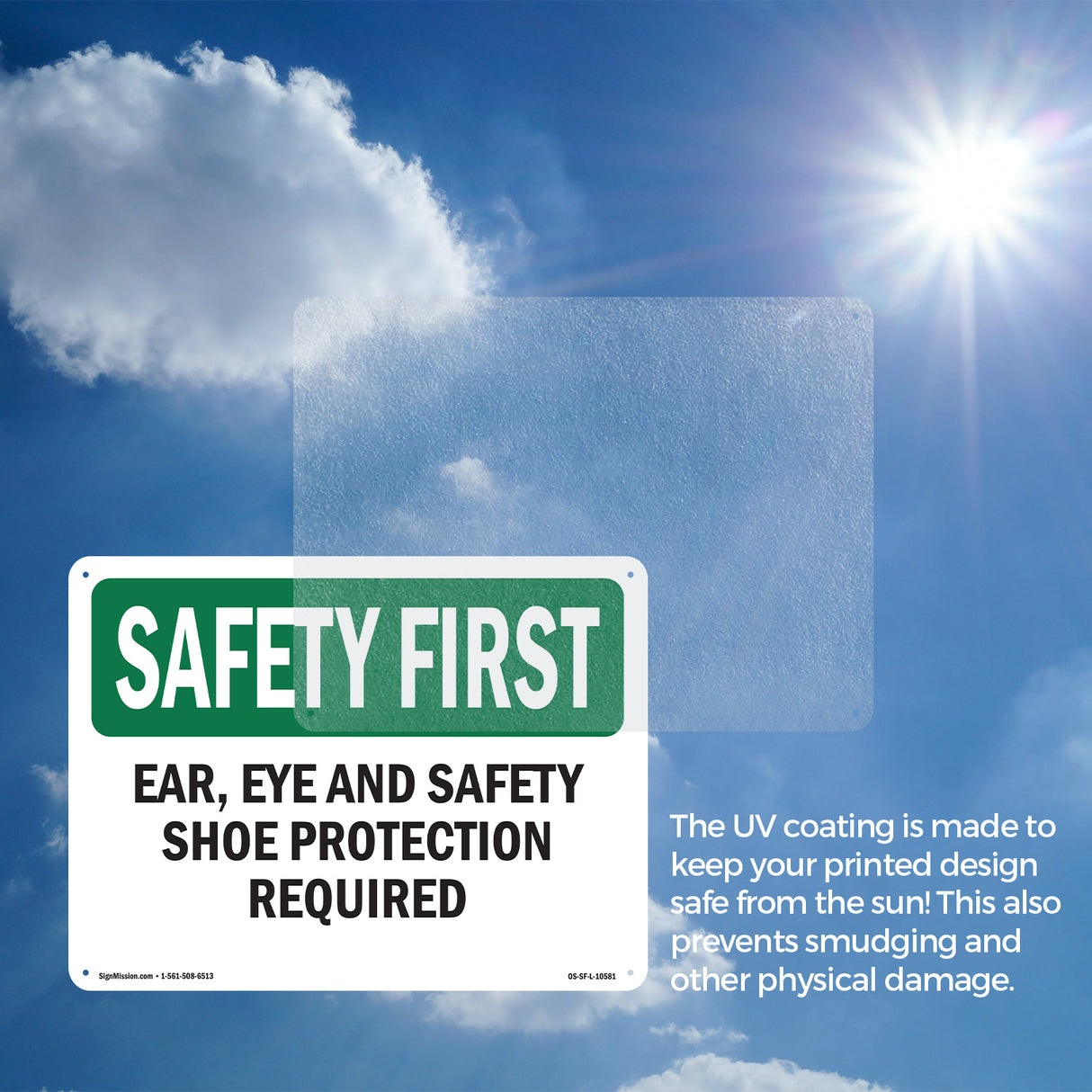 Ear, Eye And Safety Shoe Protection Required