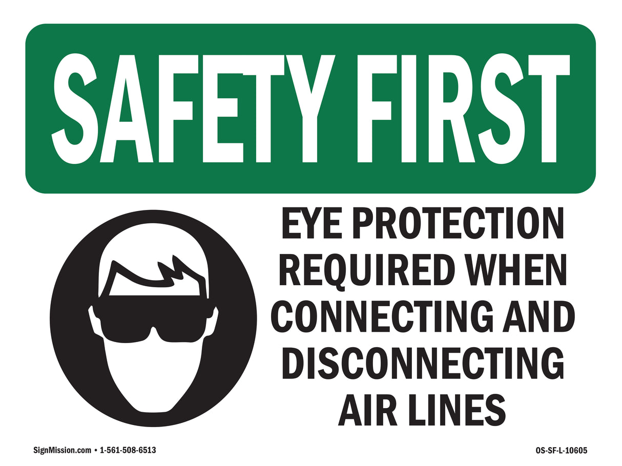 Eye Protection Required When With Symbol