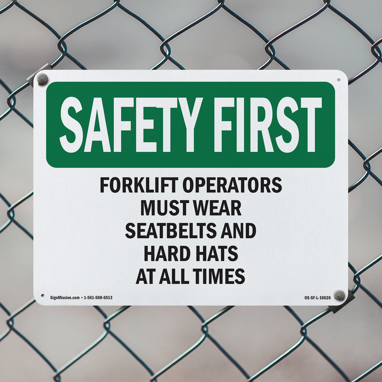 Forklift Operators Must Wear Seatbelts And