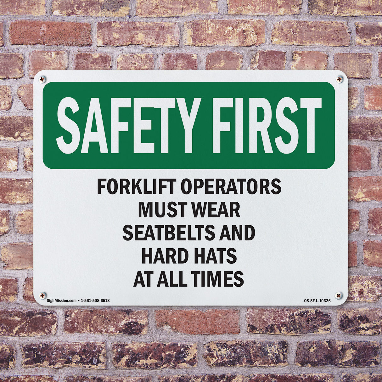 Forklift Operators Must Wear Seatbelts And