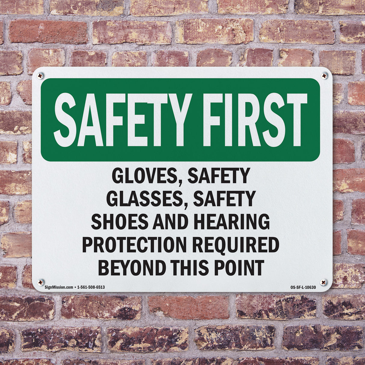 Gloves, Safety Glasses, Safety Shoes And