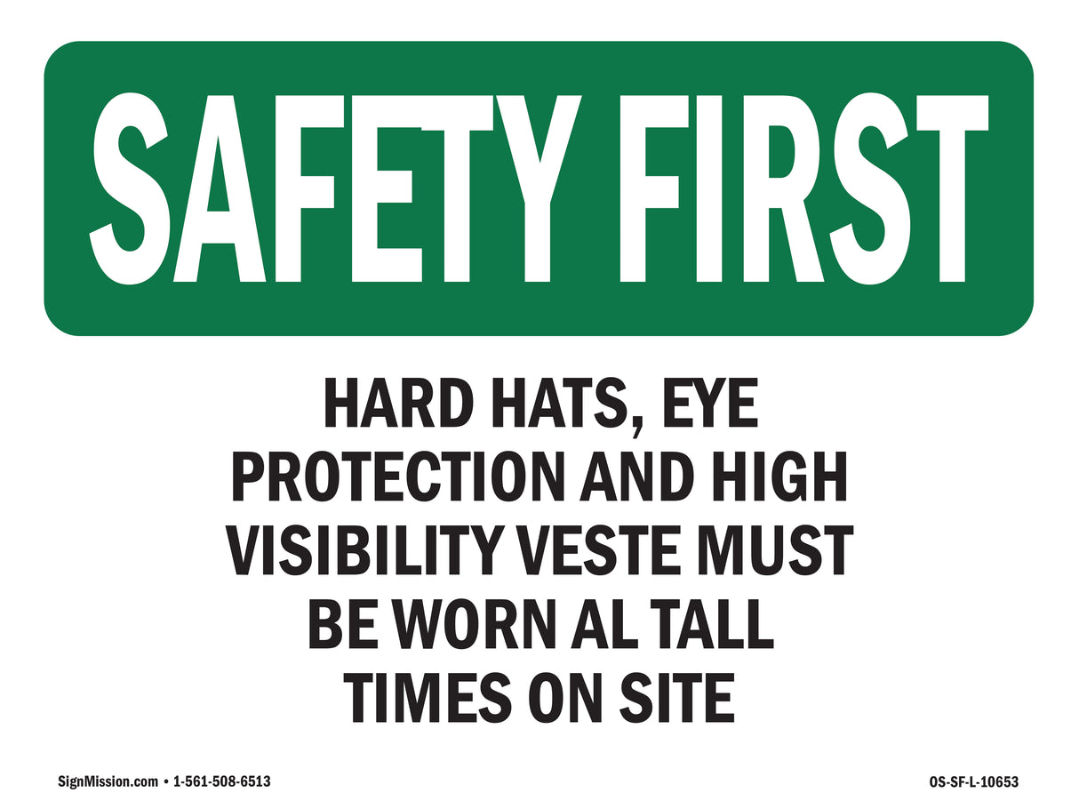 Hard Hats, Eye Protection And High Visibility