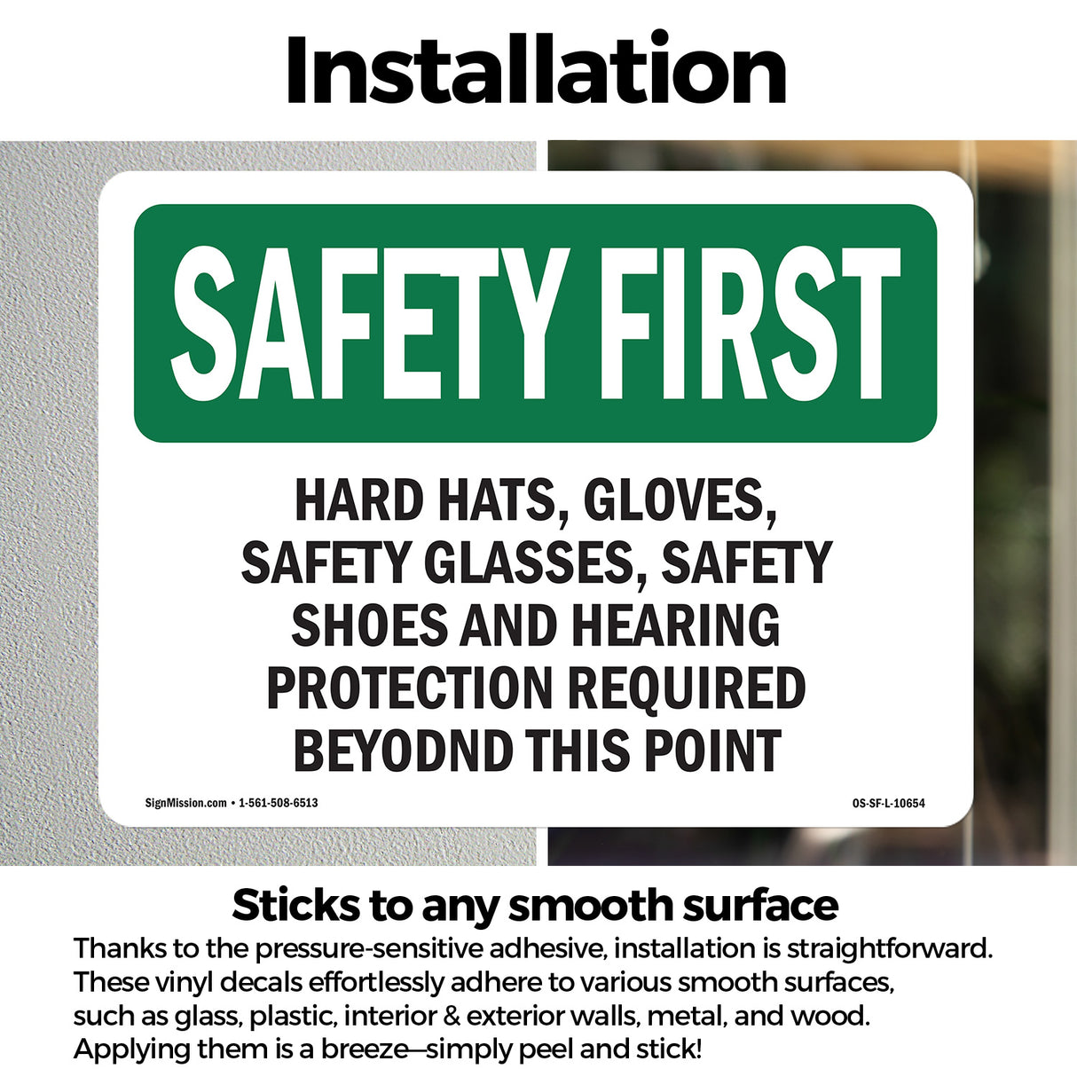 Hard Hats, Gloves, Safety Glasses, Safety