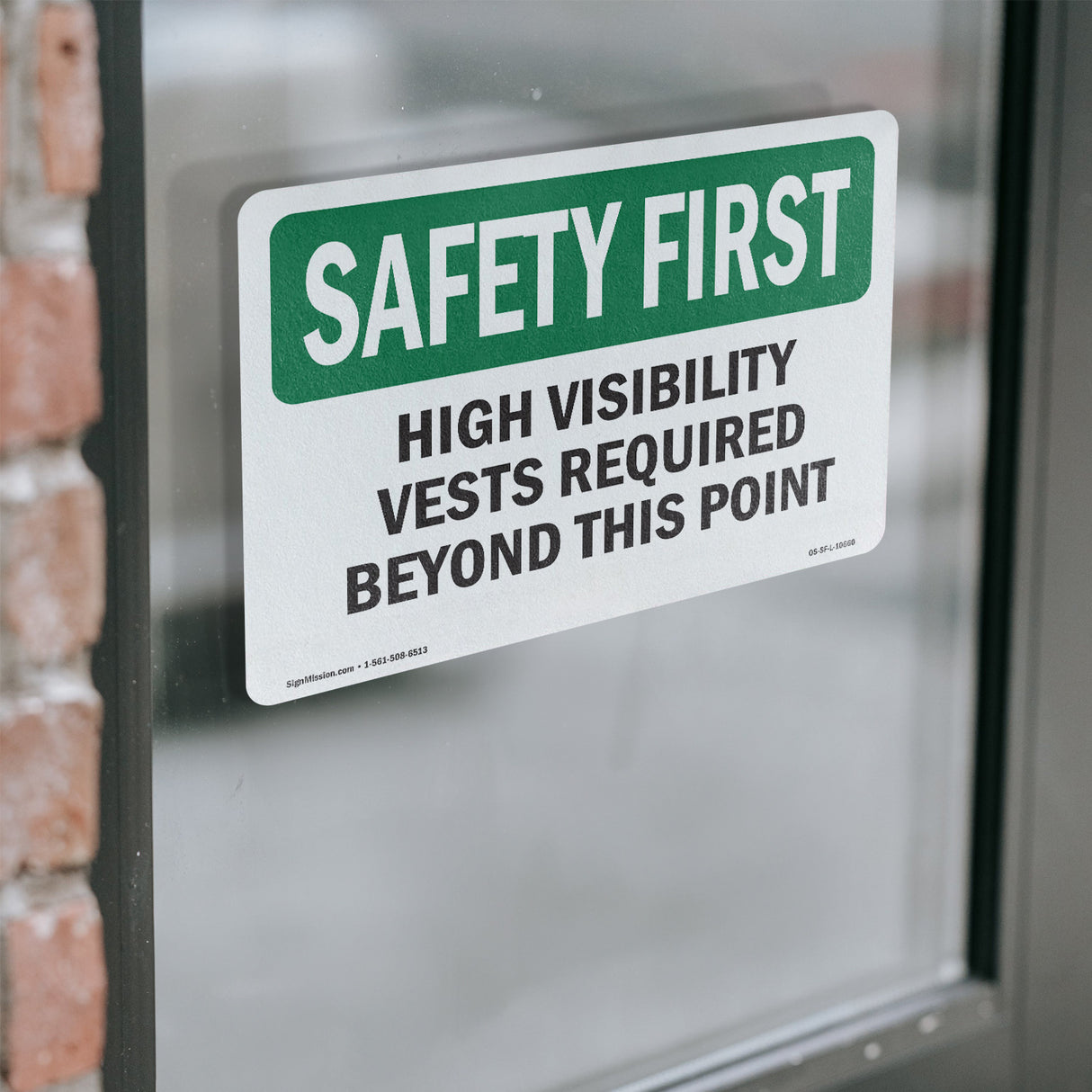 High Visibility Vests Required Beyond This Point