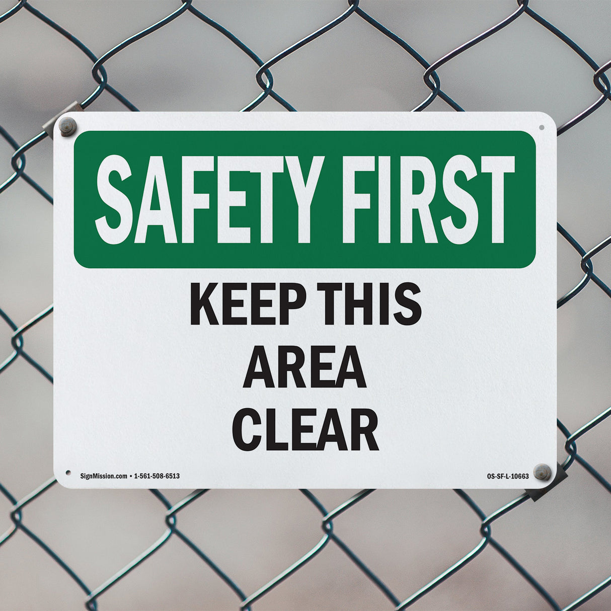 Keep This Area Clear