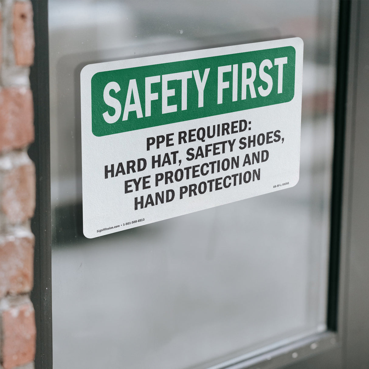 PPE Required - Hard Hat, Safety Shoes, Eye