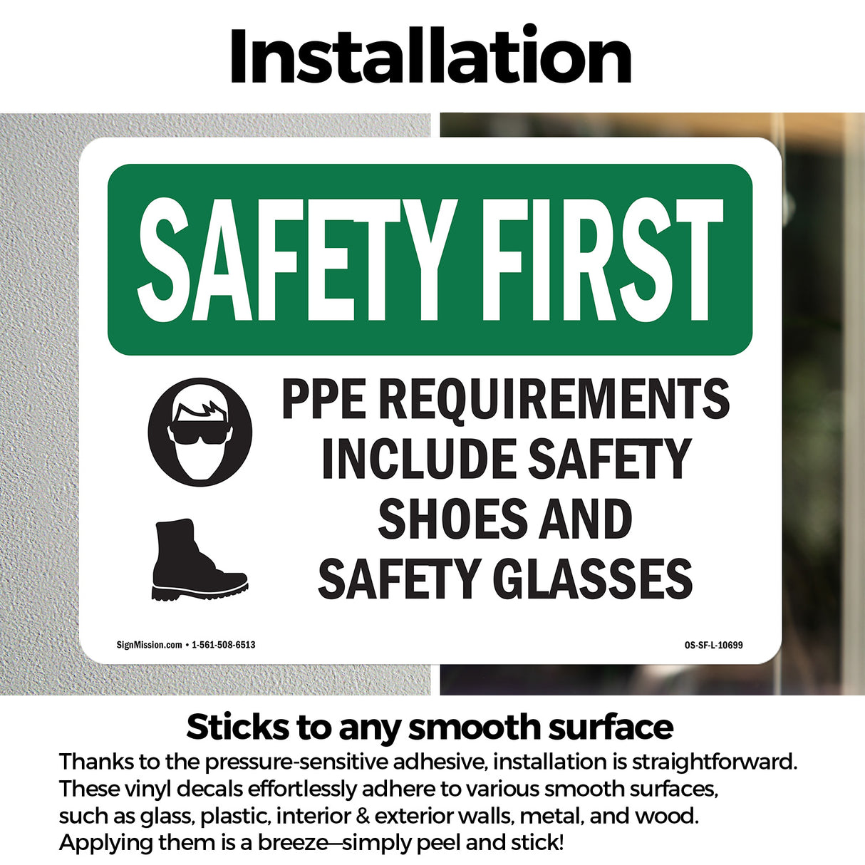 PPE Requirements Include Safety With Symbol
