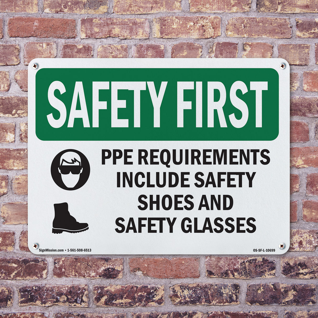 PPE Requirements Include Safety With Symbol