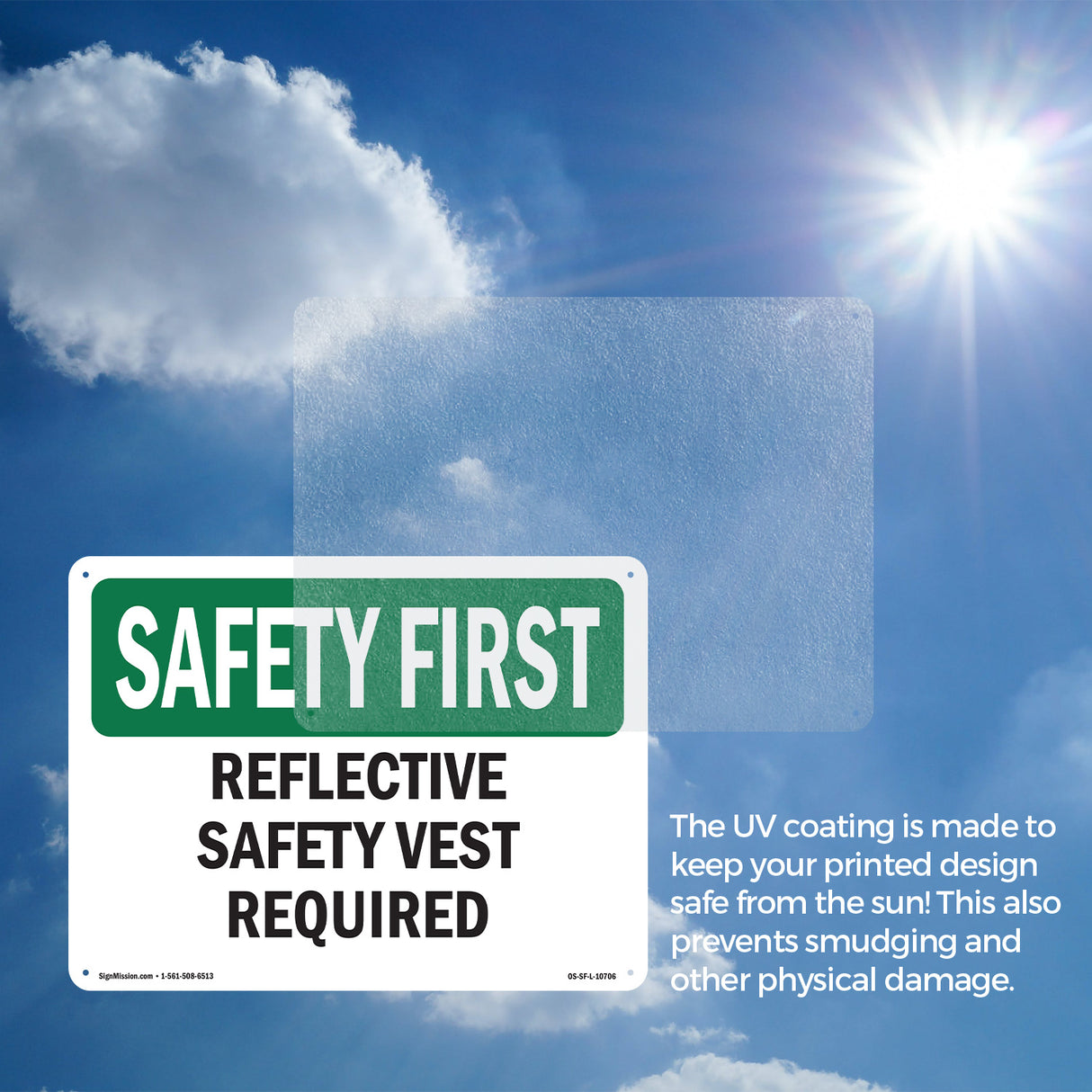 Reflective Safety Vest Required