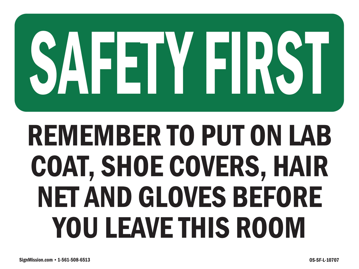 Remember To Put On Lab Coat, Shoe