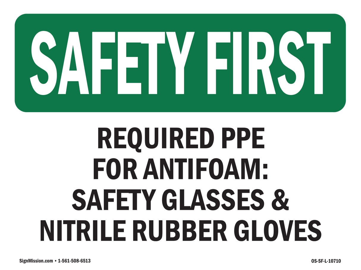 Required PPE For Antifoam Safety