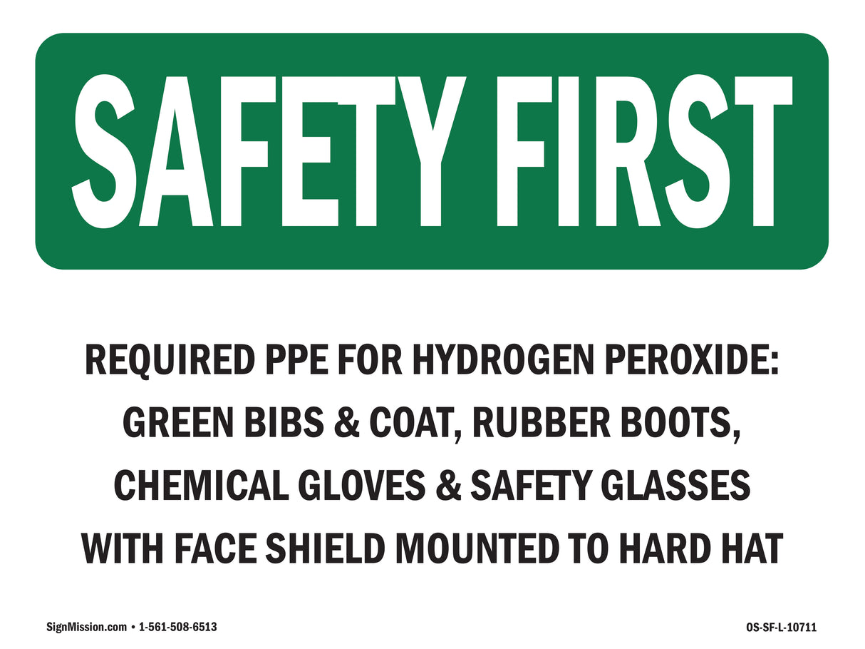 Required PPE For Hydrogen Peroxide