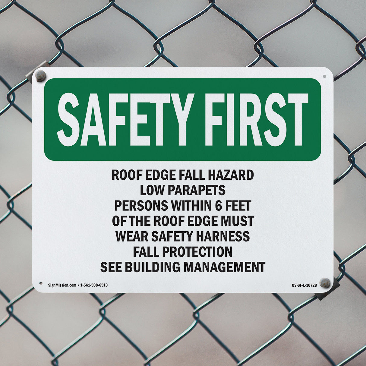 Roof Edge Fall Hazard Low Parapets