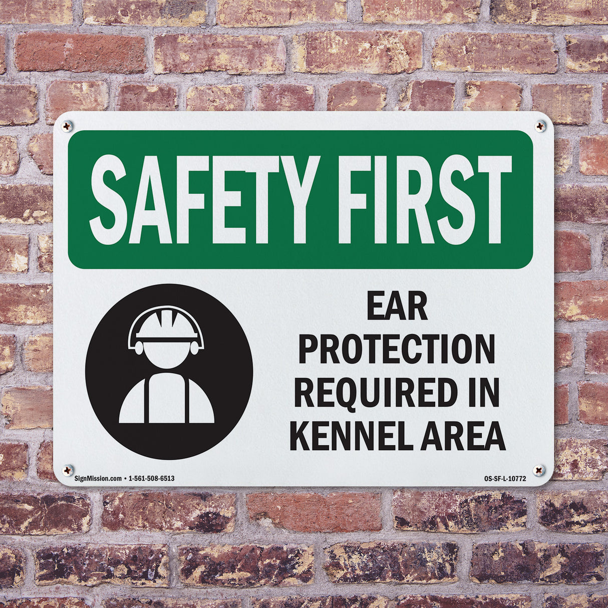 Ear Protection Required In Kennel Area