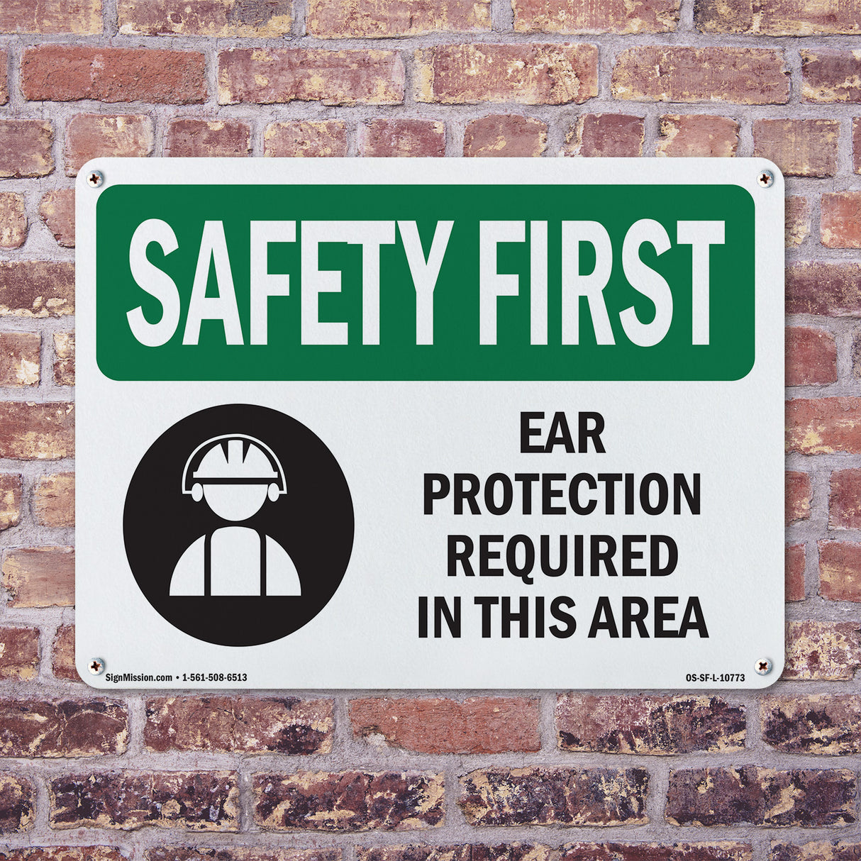 Ear Protection Required Bilingual