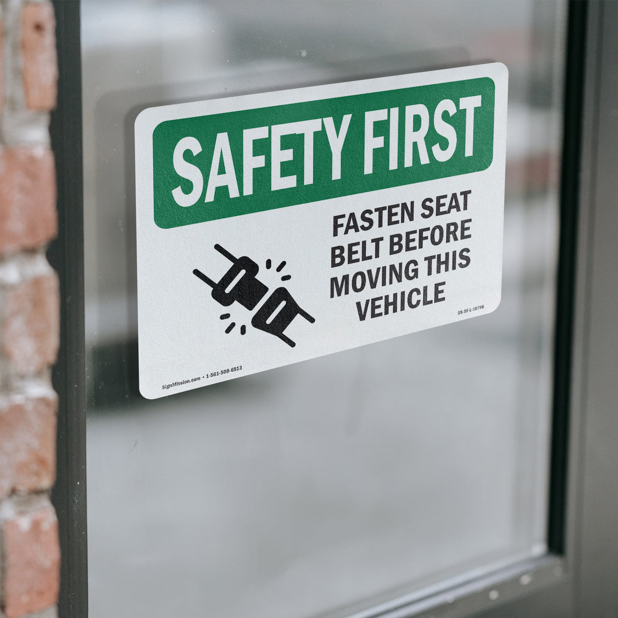 Fasten Seat Belt Before Moving Vehicle
