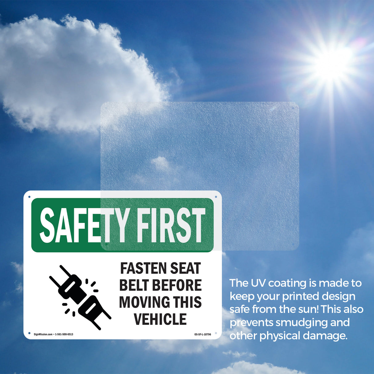 Fasten Seat Belt Before Moving Vehicle