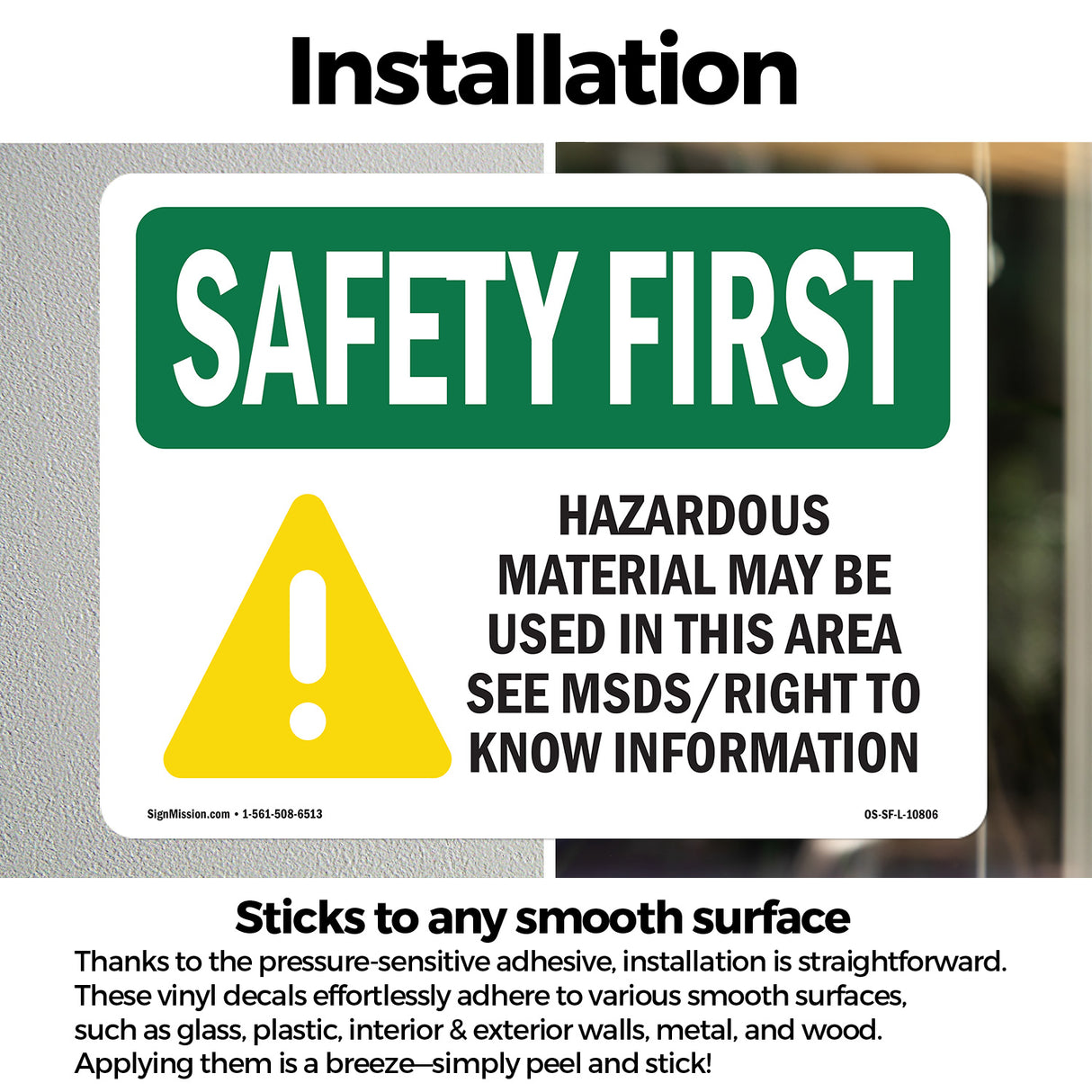 Hazardous Material May Be Used In Area