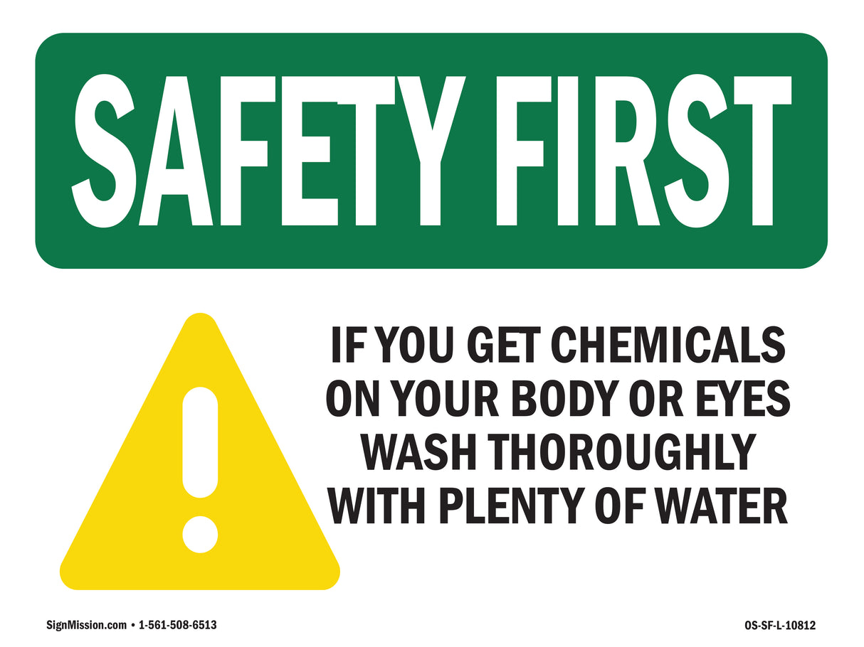 If You Get Chemicals On Your Body Eyes