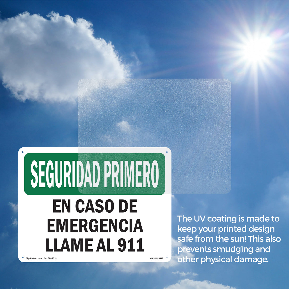 In Case Of Emergency Call 911 Spanish