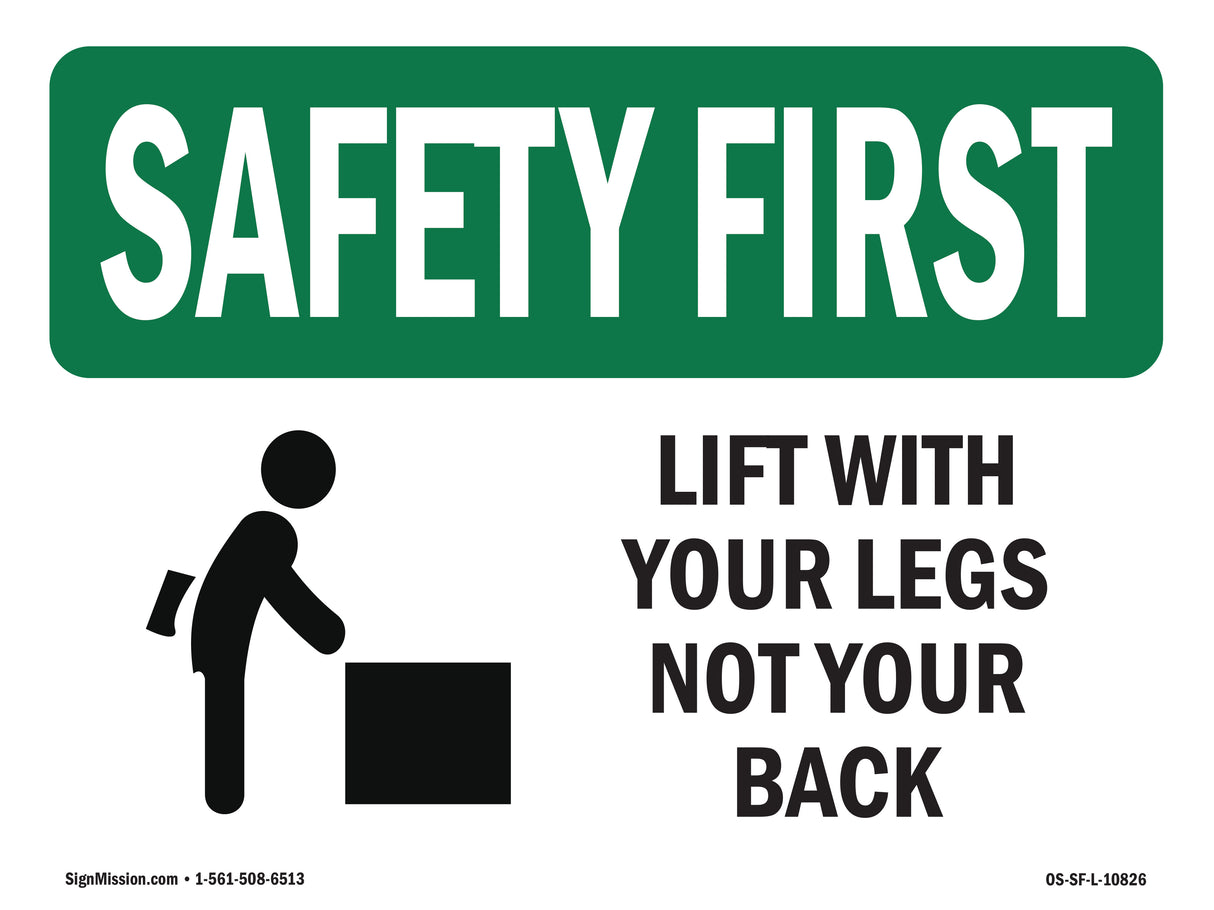 Lift With Your Legs Not Your Back