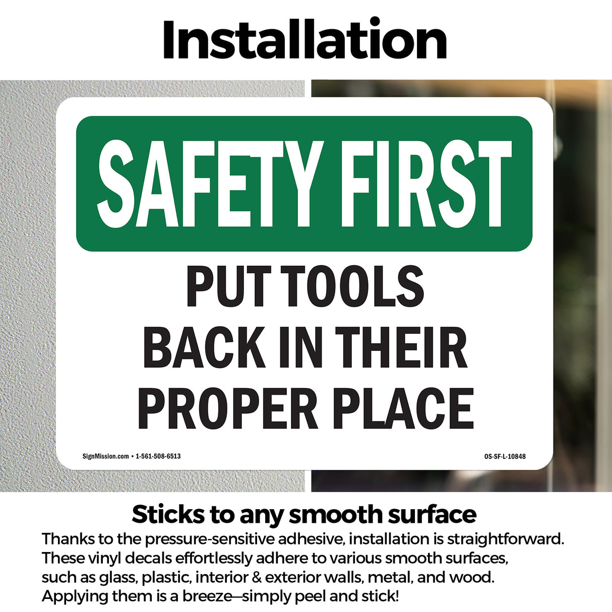 Put Tools Back In Their Proper Place