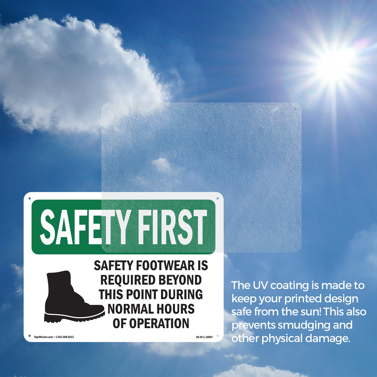 Safety Footwear Is Required With Symbol