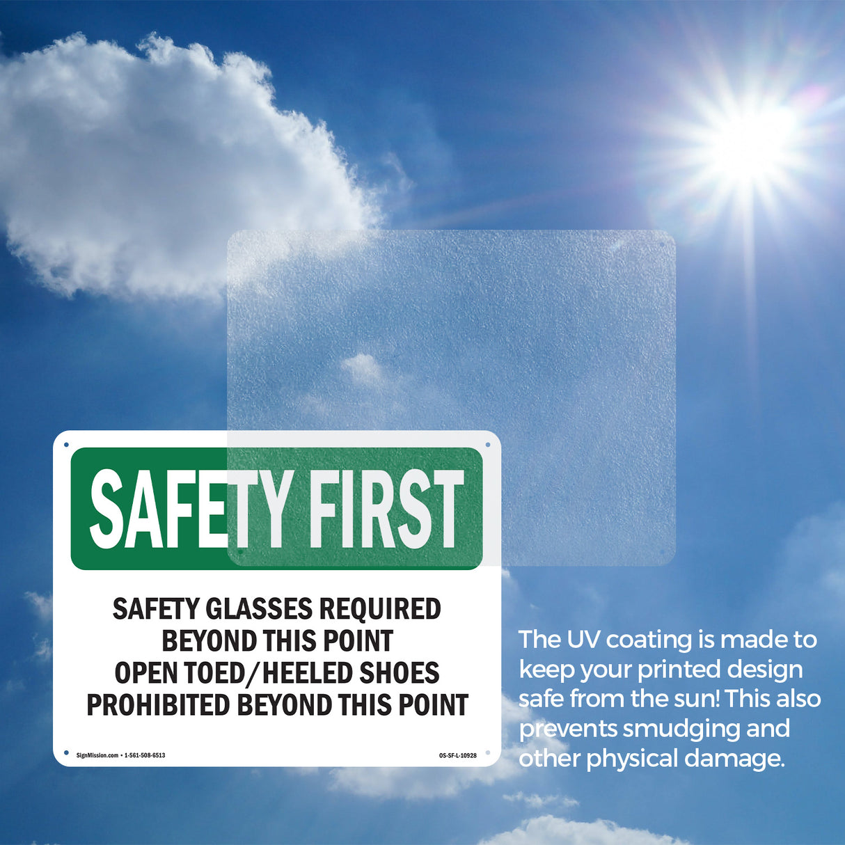 Safety Glasses Required Beyond This Point