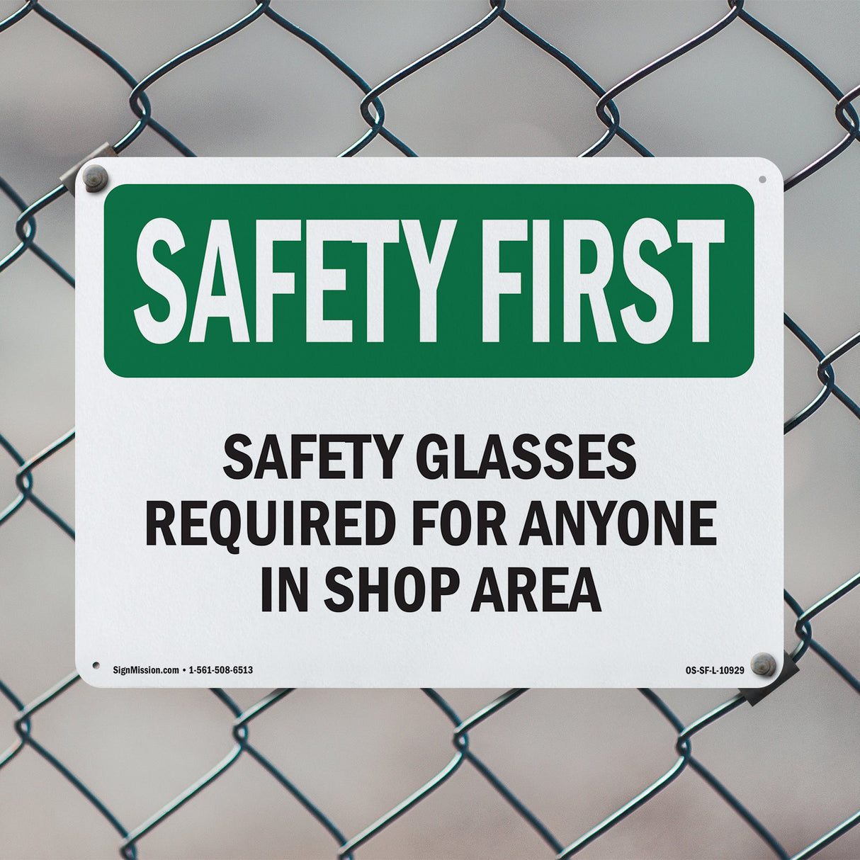 Safety Glasses Required For Anyone