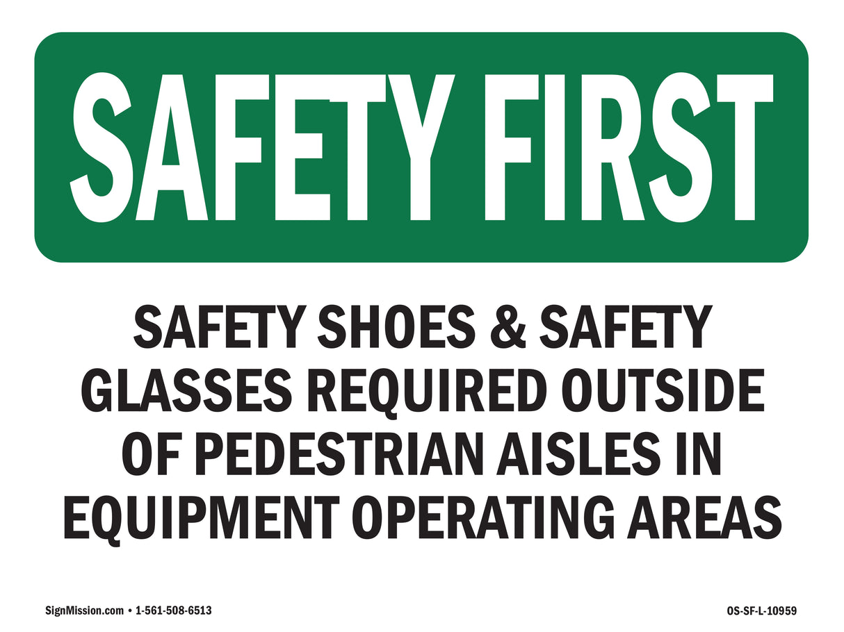Safety Shoes & Safety Glasses